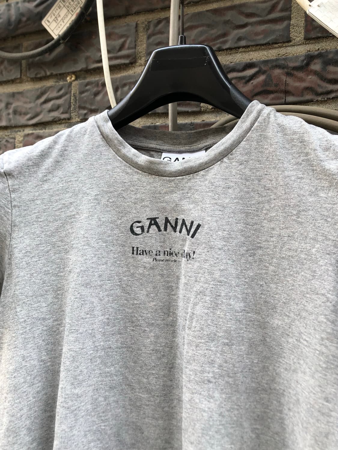 Ganni Relaxed O-neck T-shirt 상품이미지2