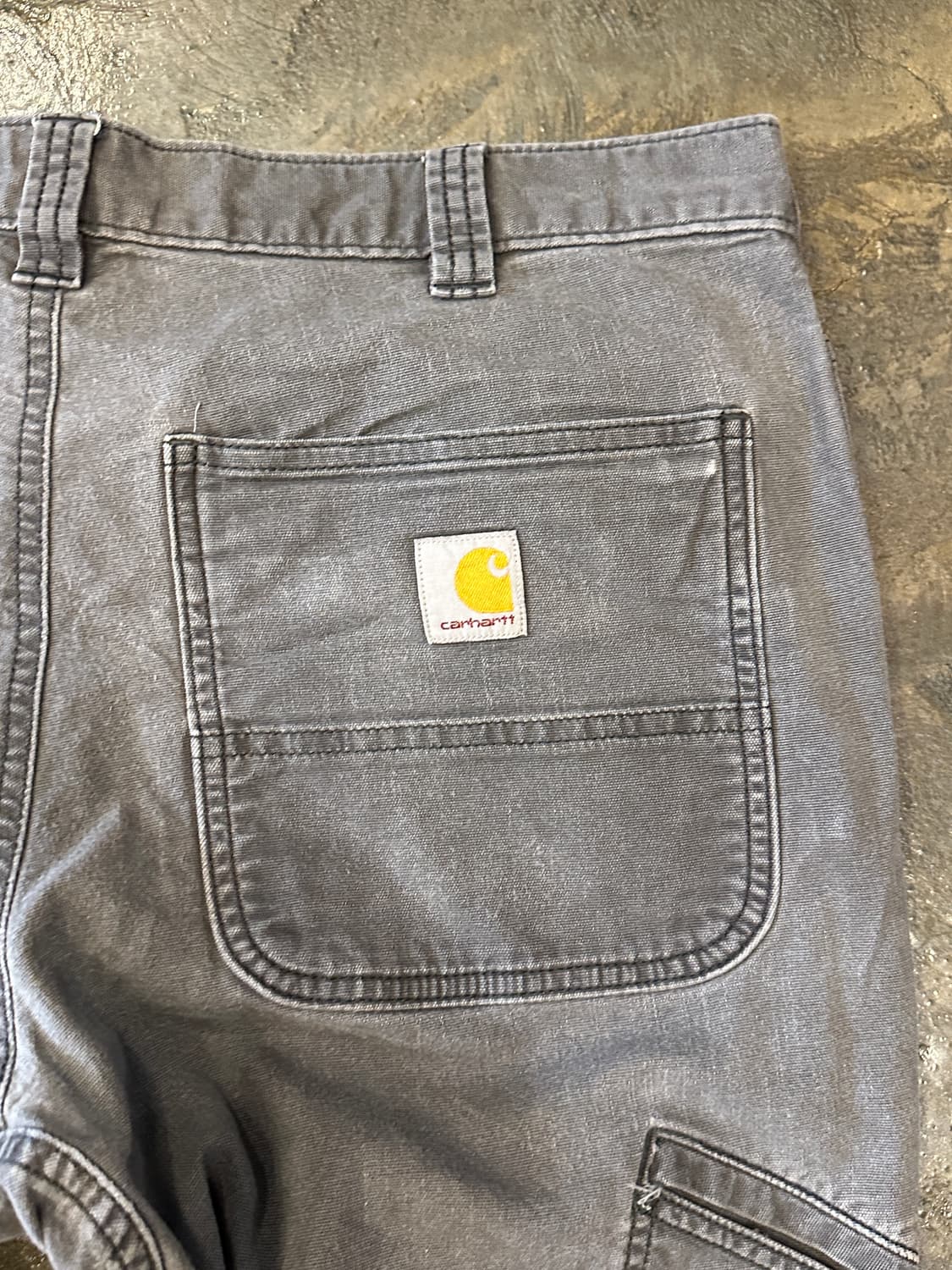 칼하트 릴렉스핏 워크팬츠 치콜 그레이 34x32 상품이미지6