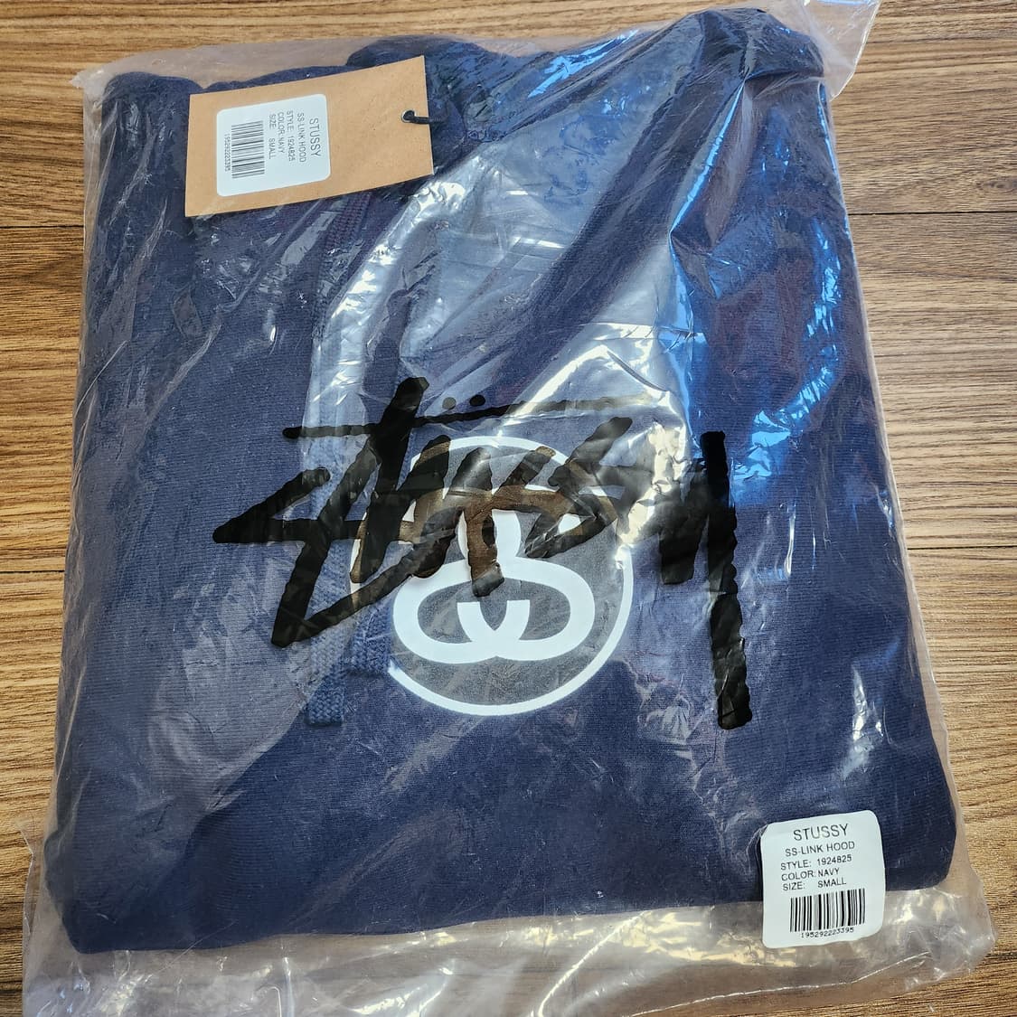 (새상품) 스투시 SS 링크 후드 네이비 상품이미지1