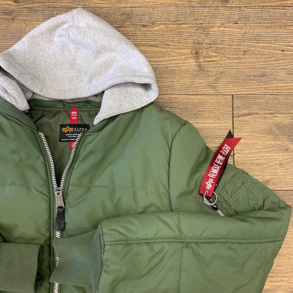 알파 인더스트리 나투스 퀄티드 MA-1 자켓 L 상품이미지2