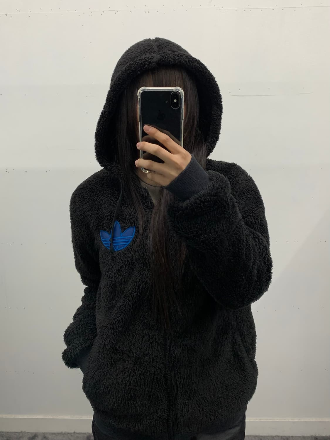 아디다스 플리스 후드집업 상품이미지1