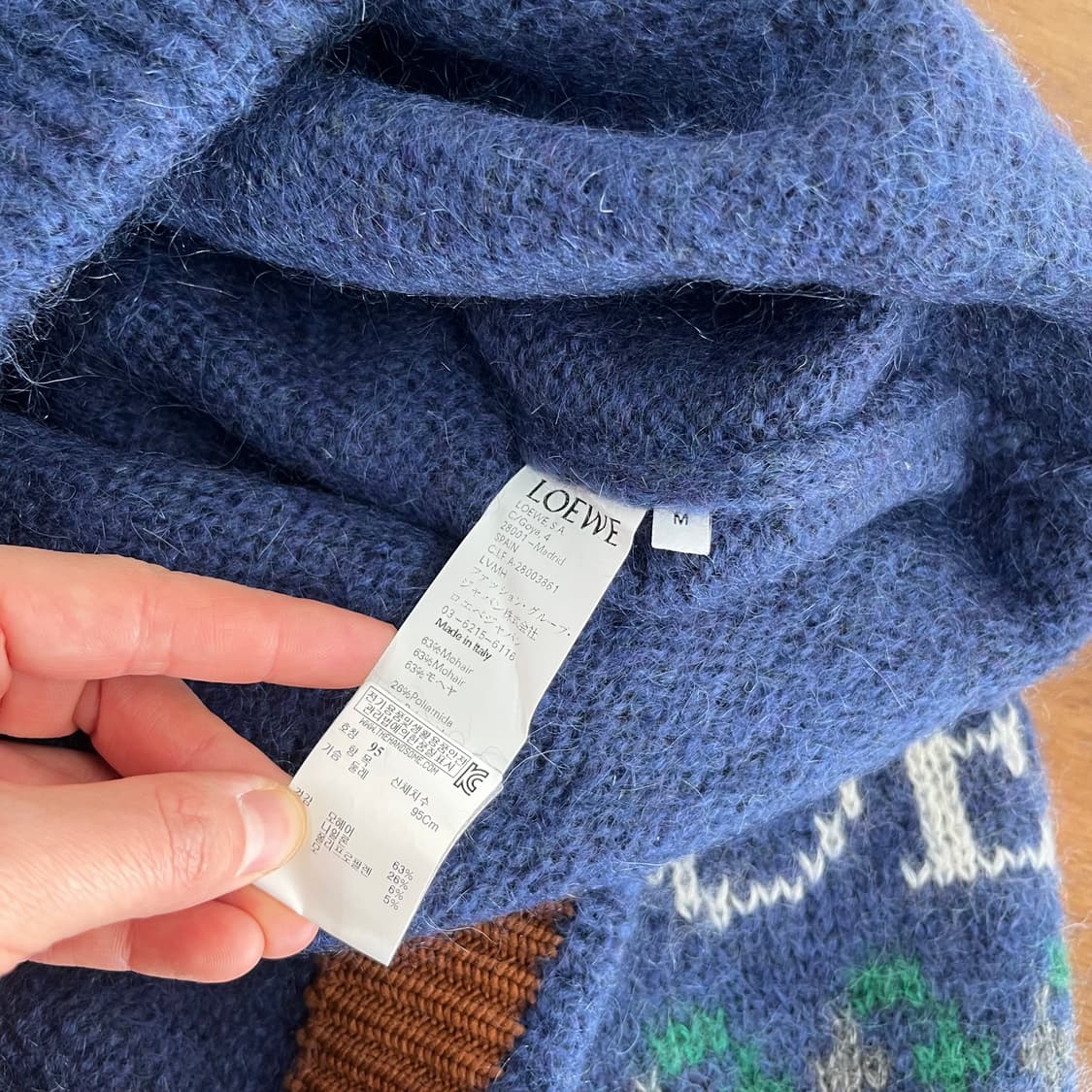 로에베 모헤어 니트 M 상품이미지7