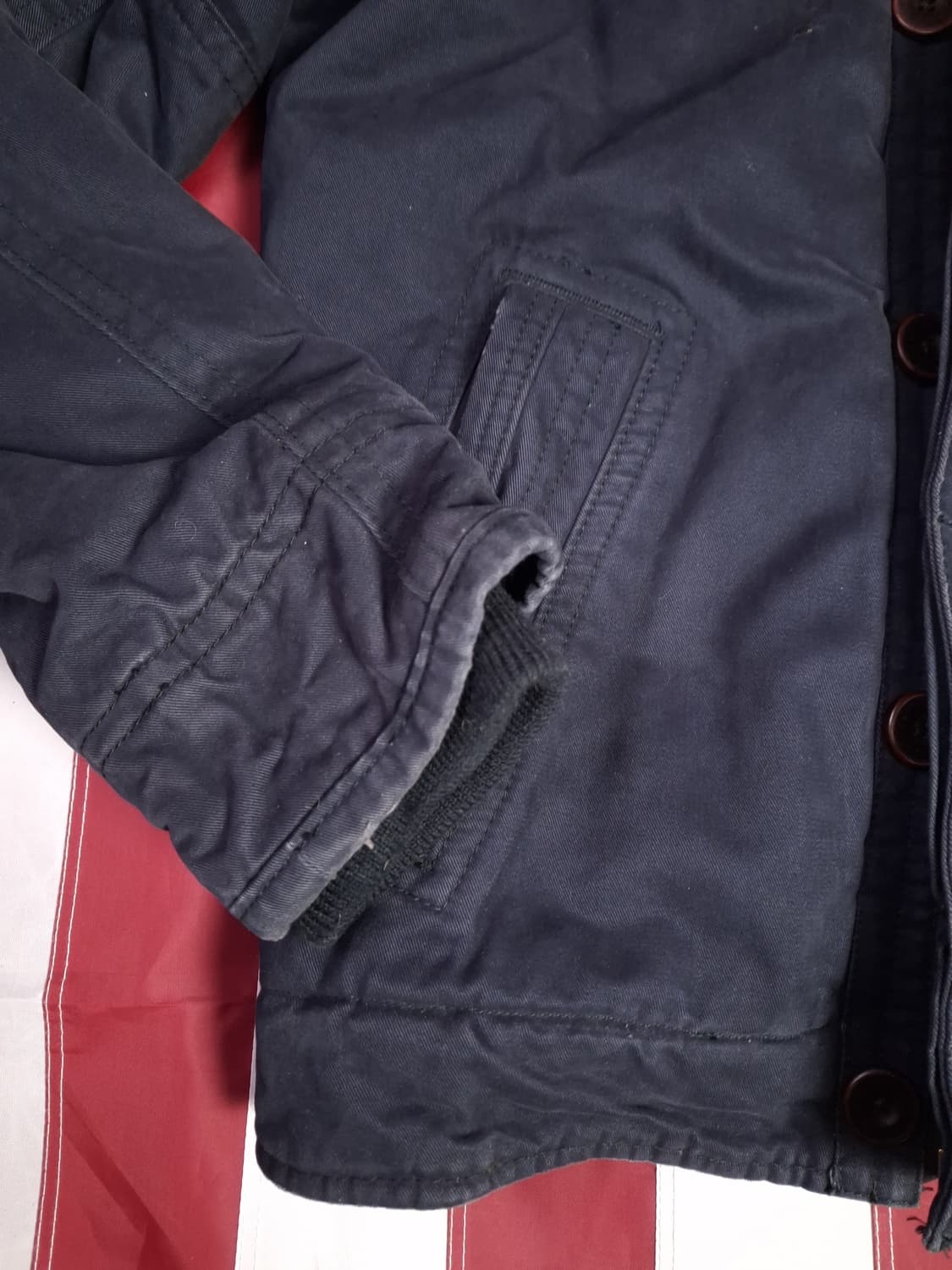 택새제품 오리지날 아베크롬비 울프죠 덱자켓 상품이미지7