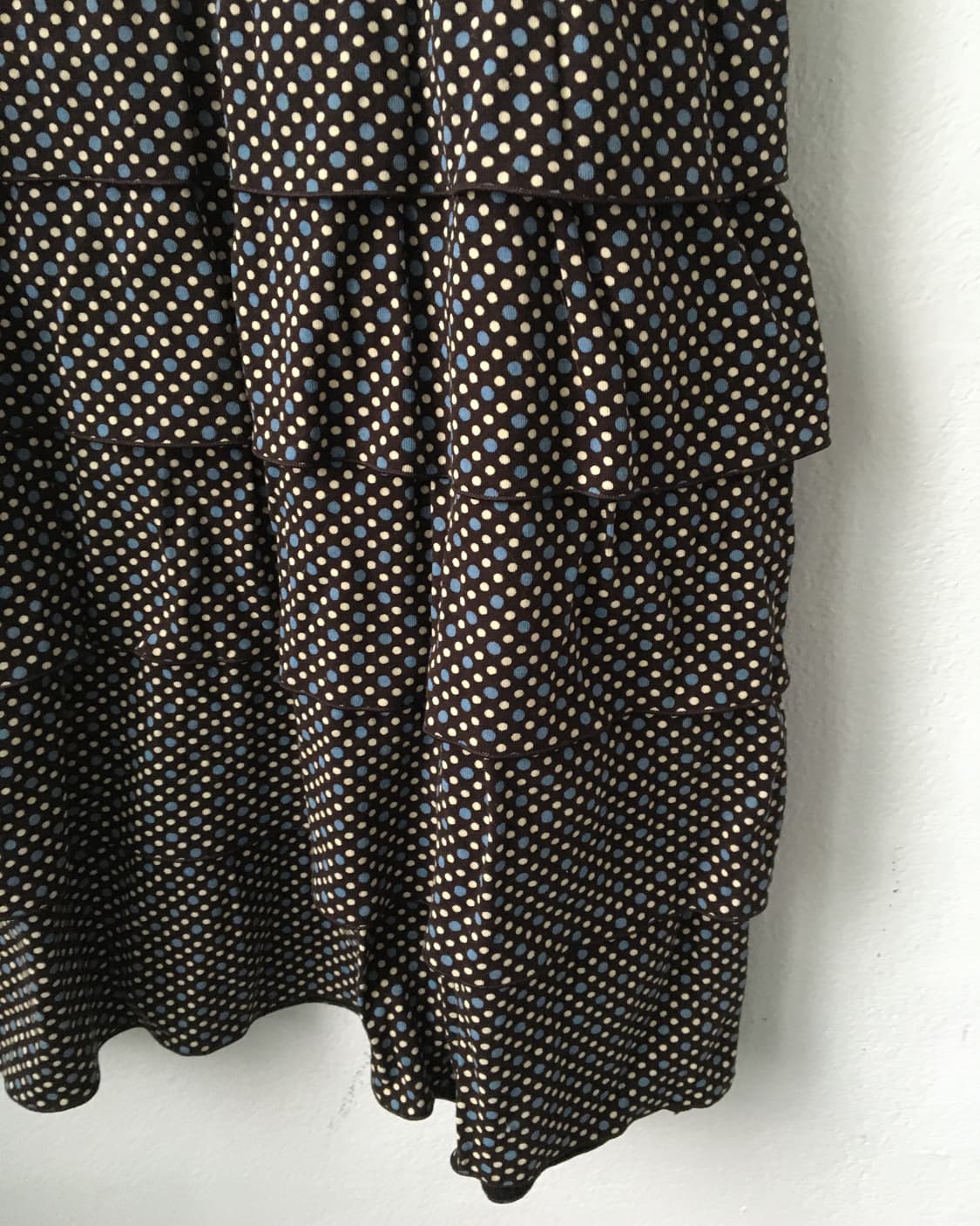Dot pattern frill layer onepiece 상품이미지4