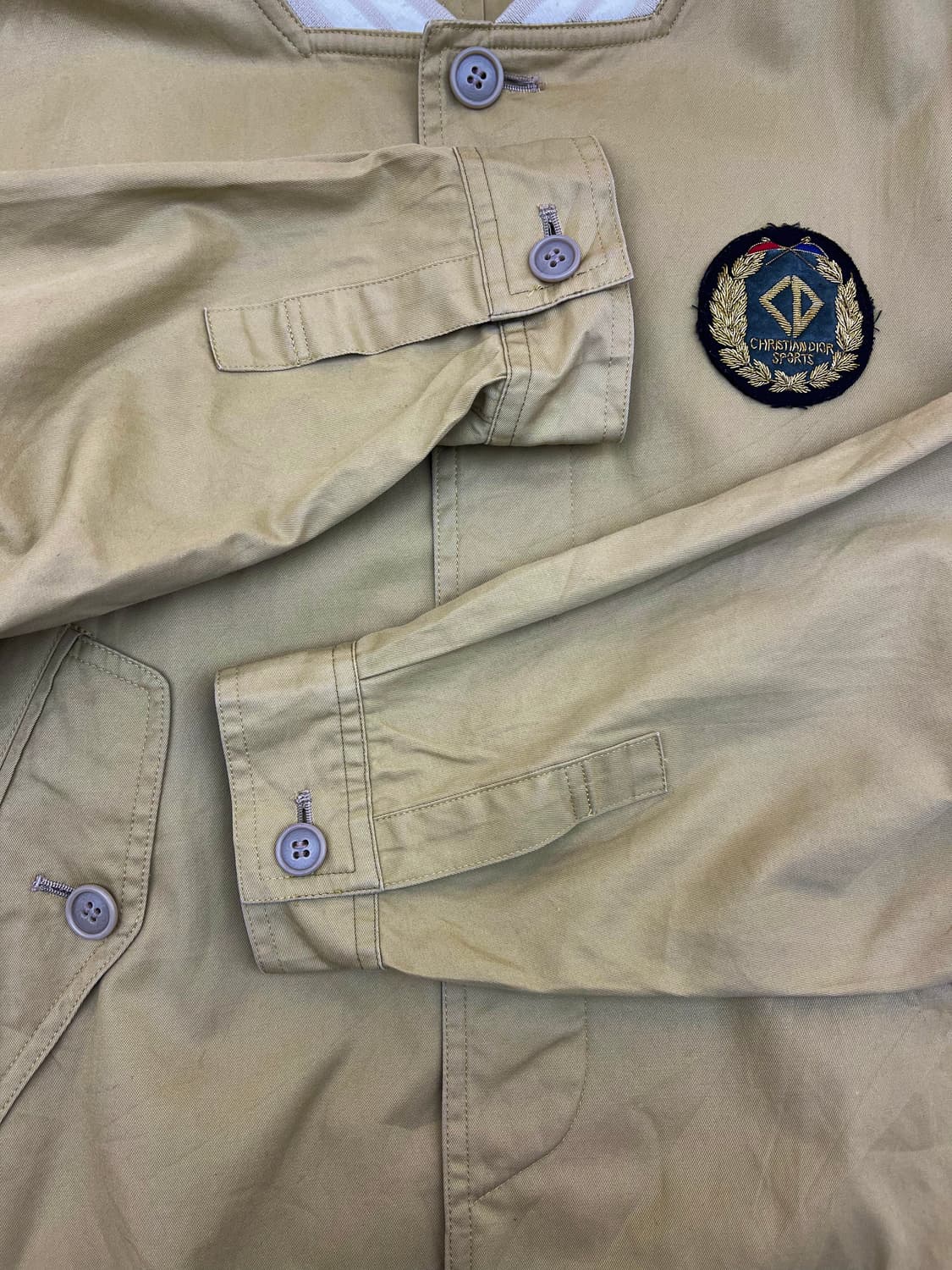 크리스찬 디올 90s CD 크레스트 로고 자켓 상품이미지5