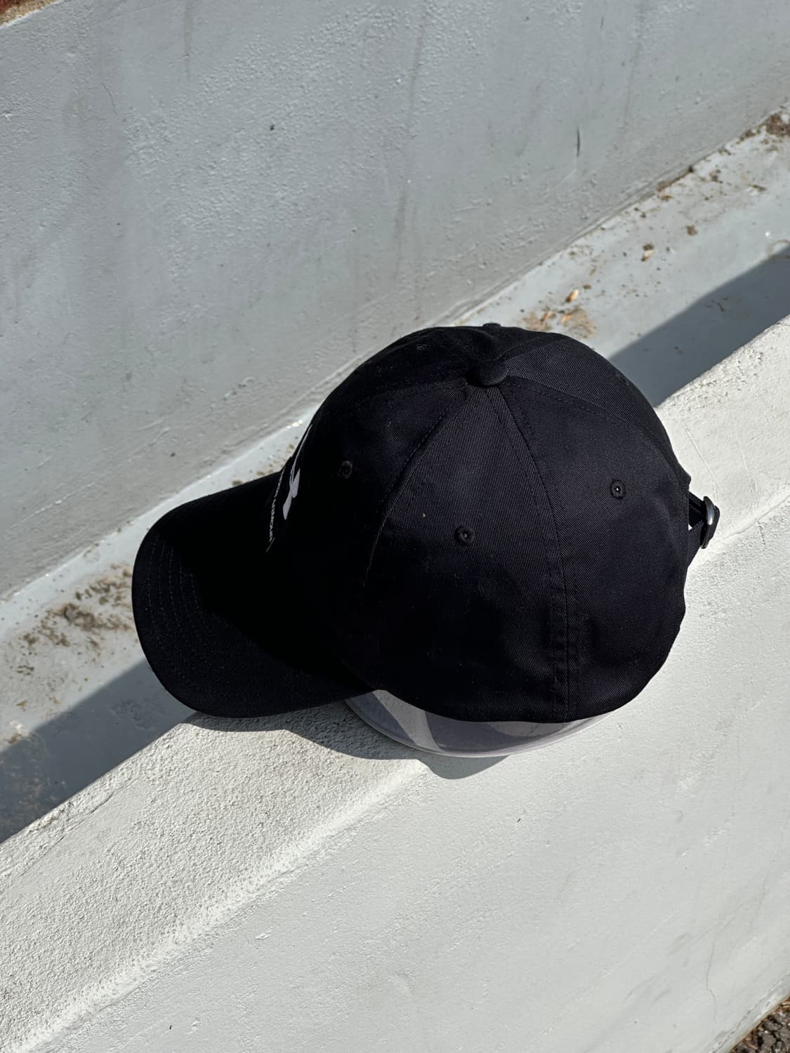 [F] 언더아머 로고 블랙 볼캡 모자 상품이미지3