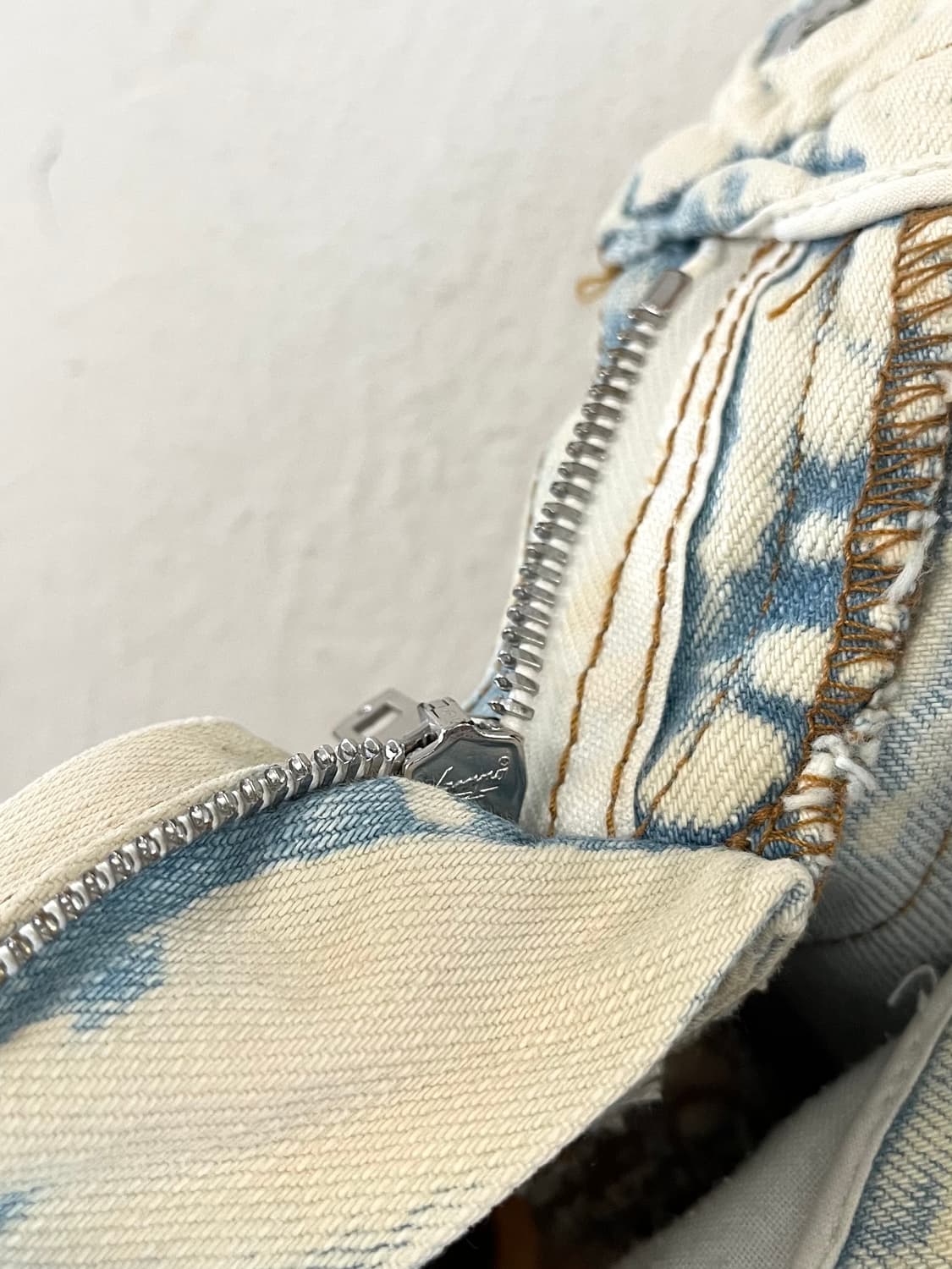 발망 2012SS 올리비에 루스테인 블리치 워싱 데님 바이커 팬츠 상품이미지4