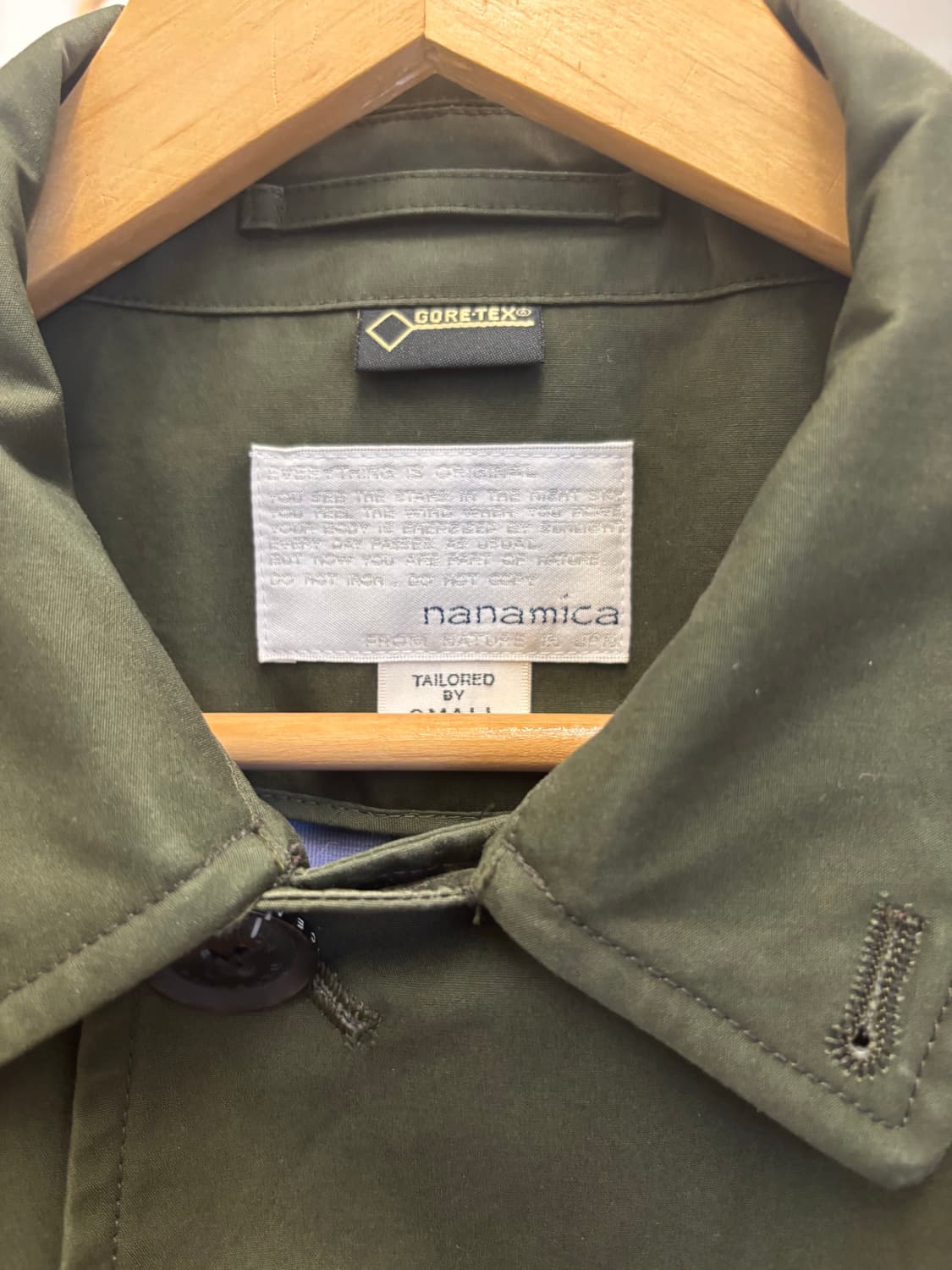 Nanamica gore-tex balmaccan coat 상품이미지3