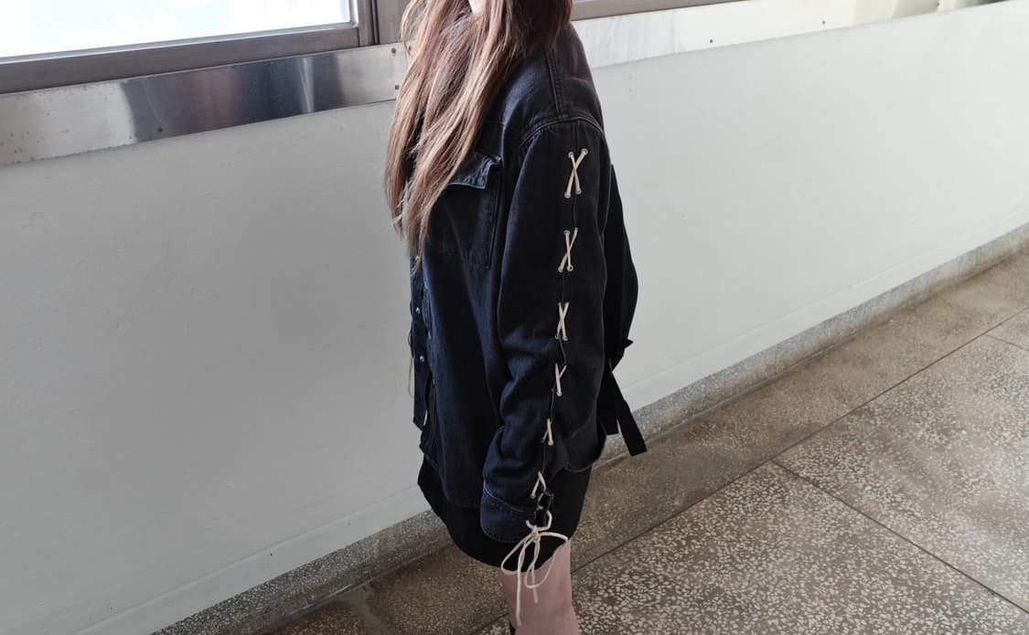 Kapital Lace-Up Denim Shirt 상품이미지7