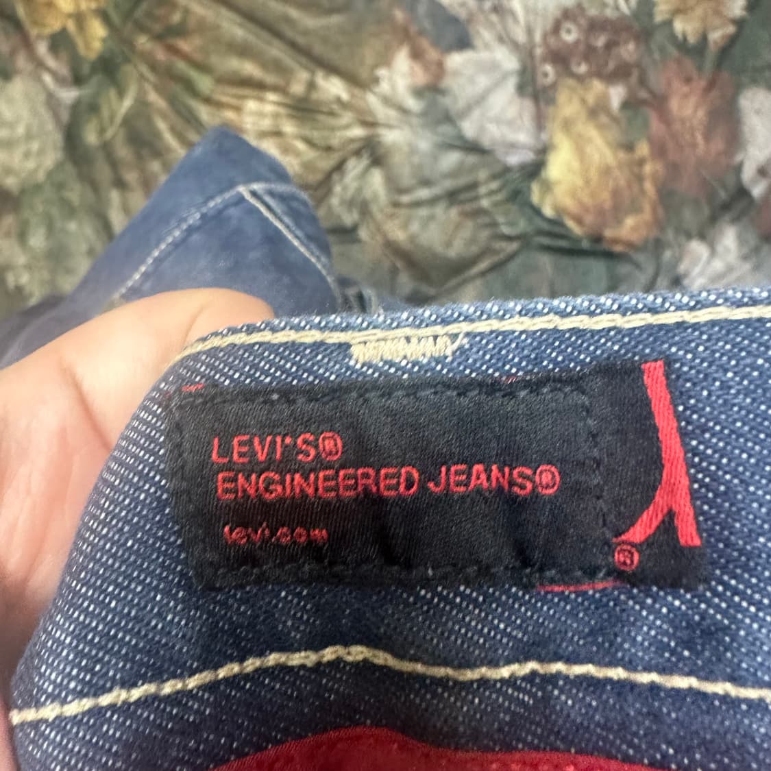 리바이스 빈티지 엔지니어드 스티치 진청데님팬츠 32 상품이미지4