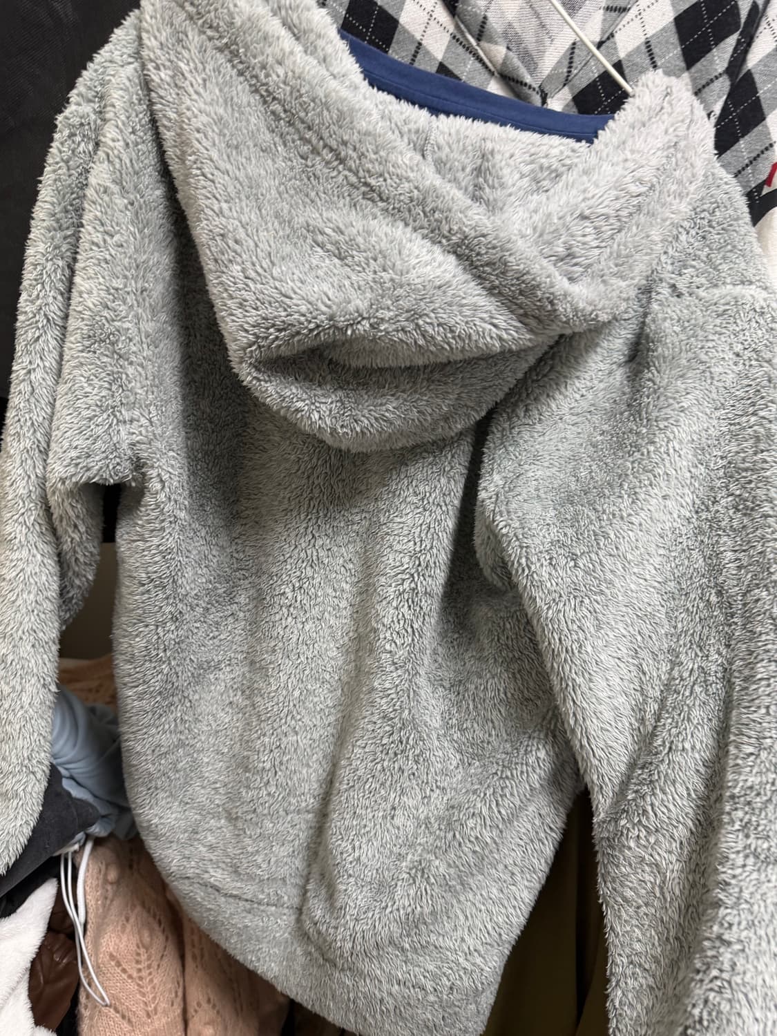 챔피온 회색 후리스 상품이미지3