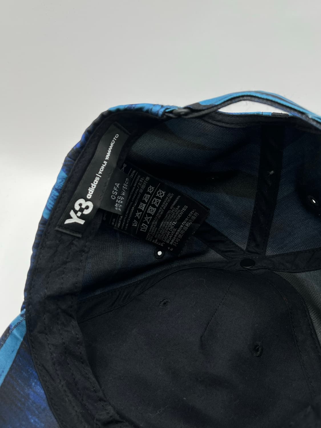 Y-3 Blue Zebra Ball Cap 상품이미지4