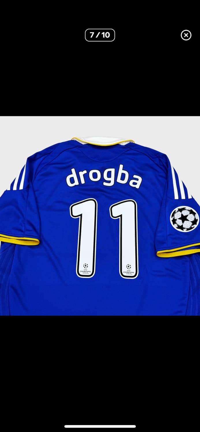 08-09시즌 첼시 챔스 드록바 유니폼 상품이미지7