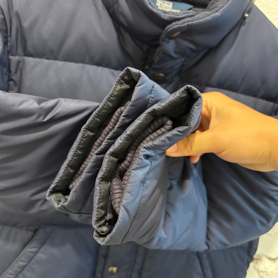 폴로 빈티지 패딩 자켓 여성S 상품이미지5