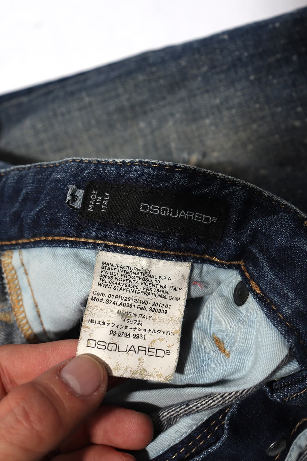 DSQUARED2 12ss 딘앤댄 눈꽃워싱 데님 팬츠 size 31 상품이미지4