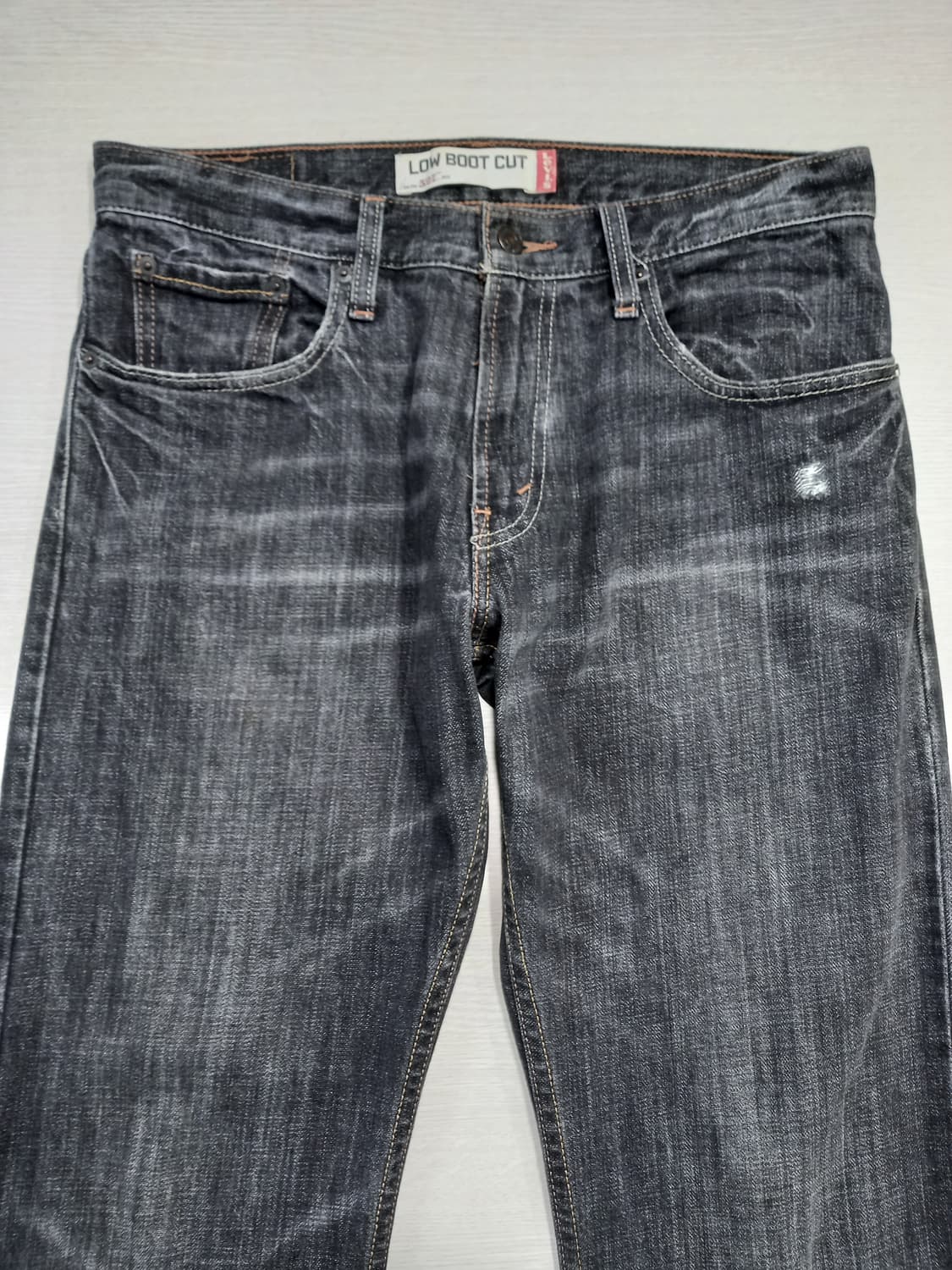 32 07's 리바이스527 약골반 데미지워싱 부츠컷 32-296 상품이미지3