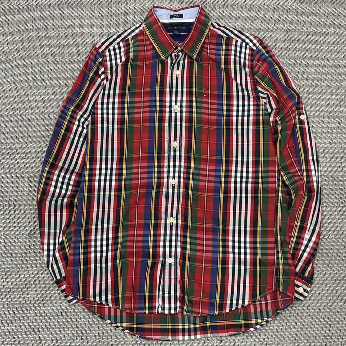 타미힐피거 체크 셔츠 v0447 상품이미지1