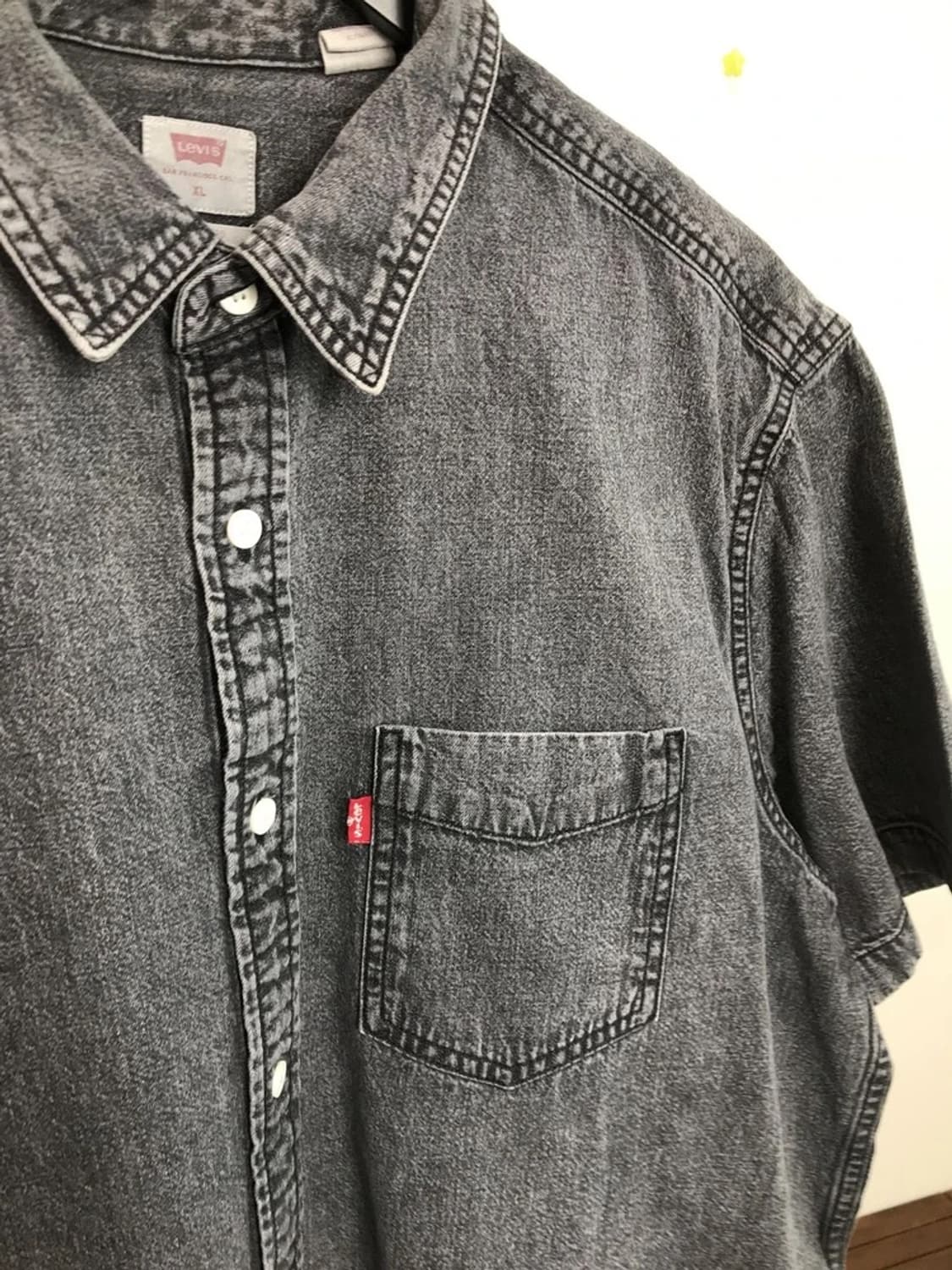 Levi’s Black Denim Short Sleeve Shirt 상품이미지5