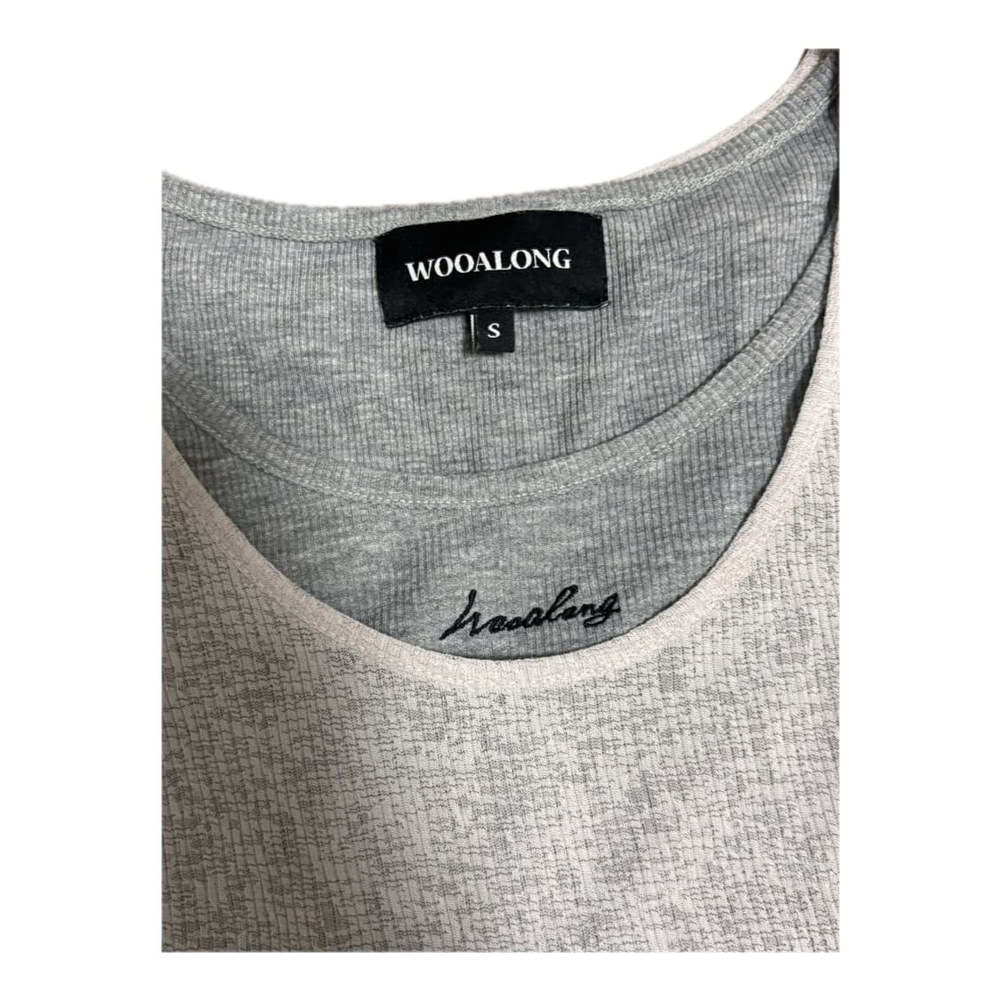 우알롱 레이어드 슬리브리스 상품이미지2