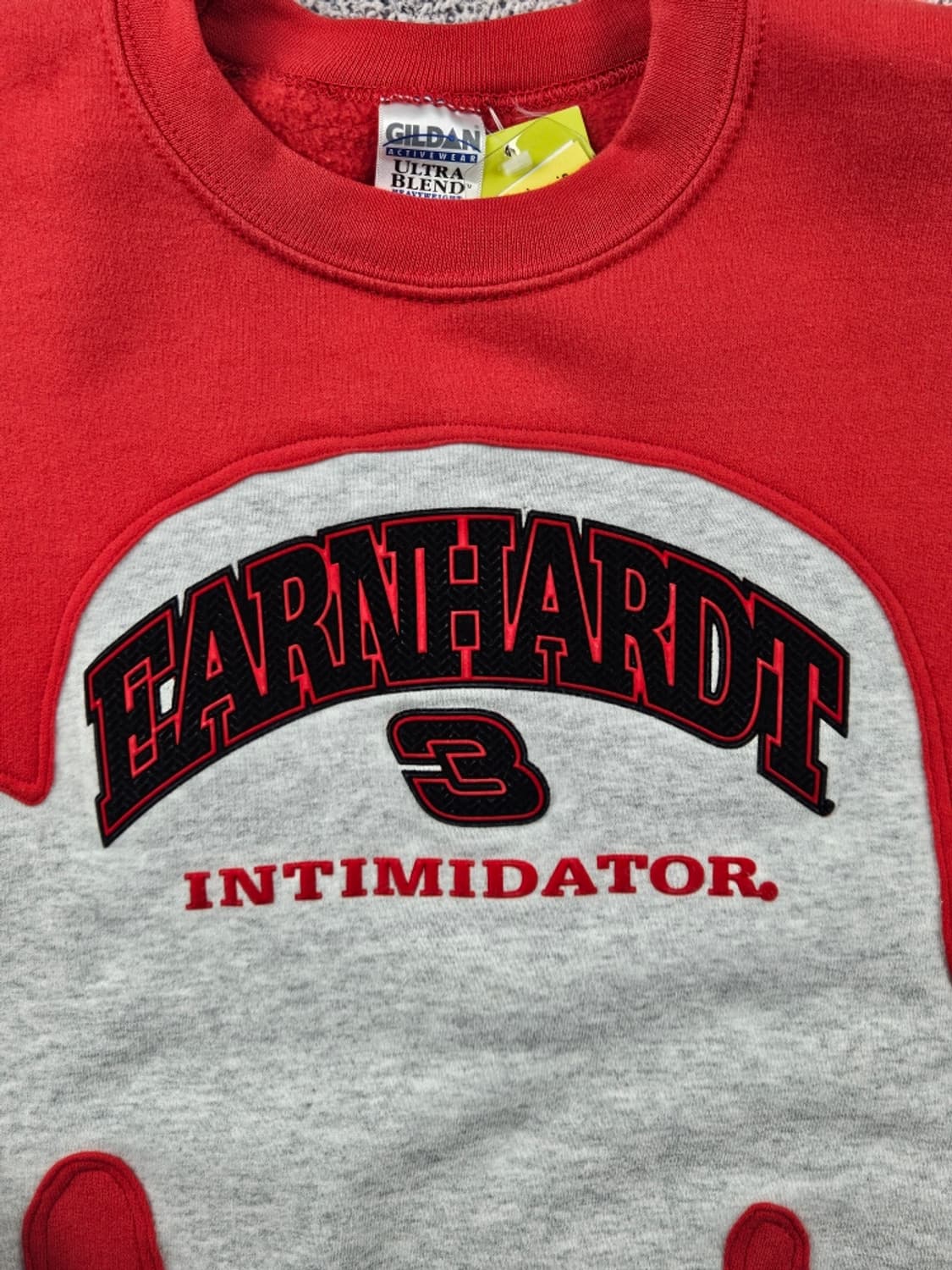 언하트 레이싱 아플리케 커스텀 맨투맨 스웻 셔츠 (XL추정) / 9349 상품이미지7