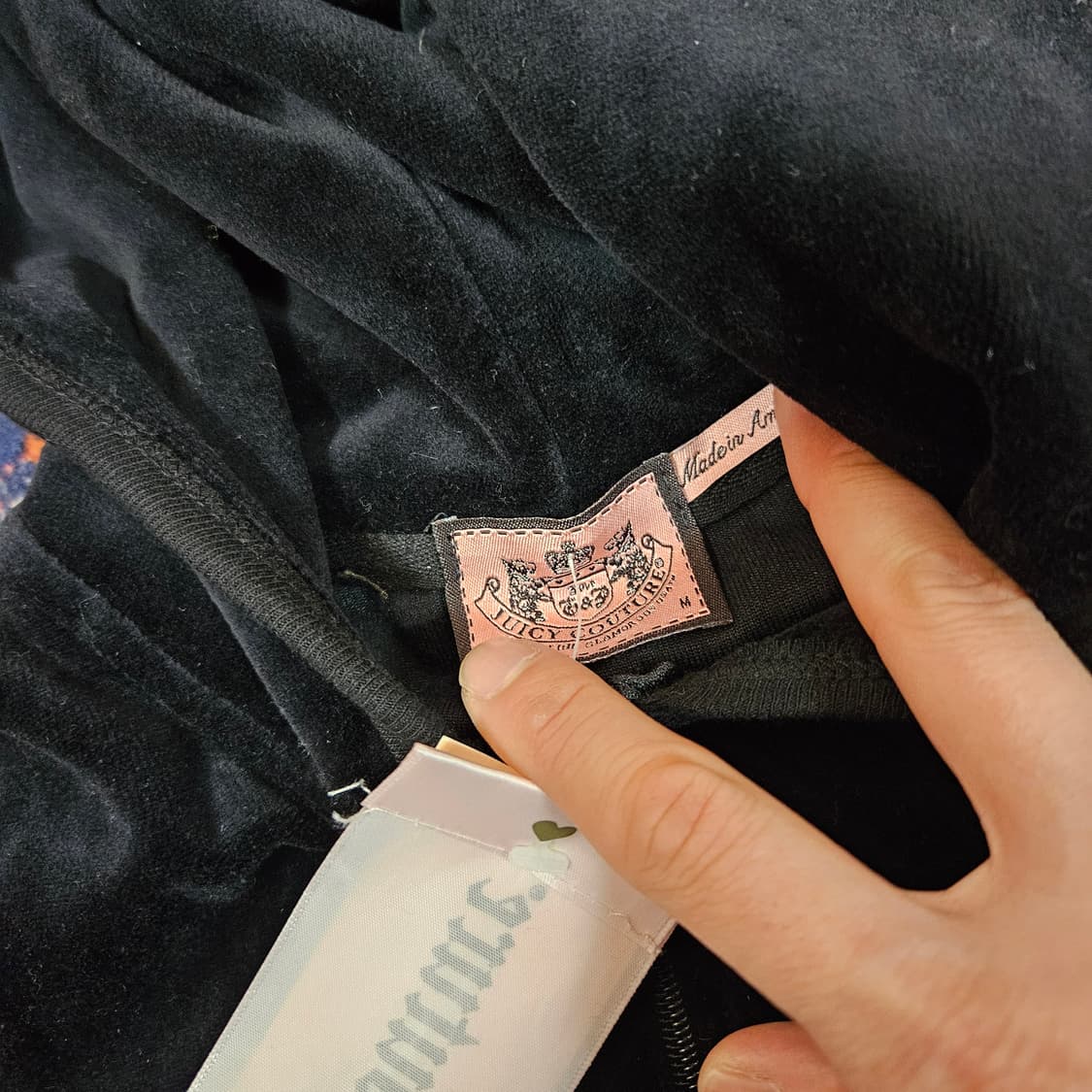 쥬시꾸뛰르 y2k 시그니쳐 후드집업 상품이미지5