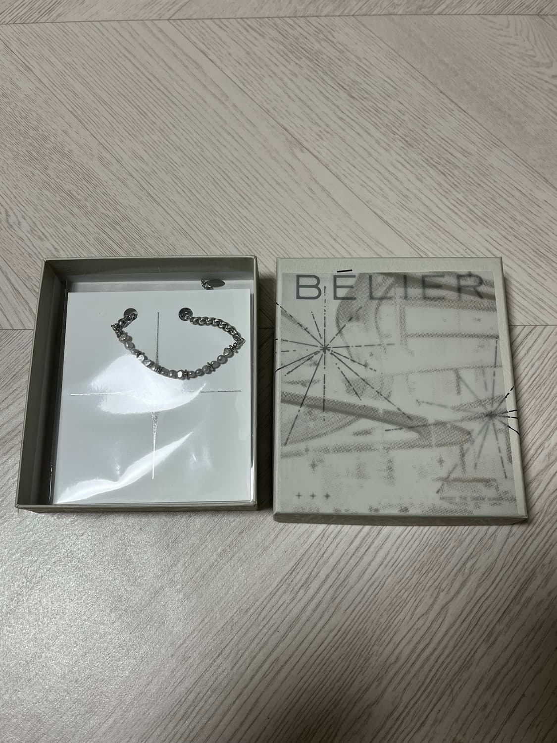 벨리에 체인 펄 브레이슬릿 상품이미지1