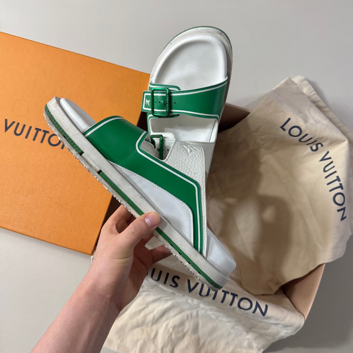 [백화점판/8.5]루이비통 트레이너 뮬 샌들 / 슬리퍼 상품이미지6