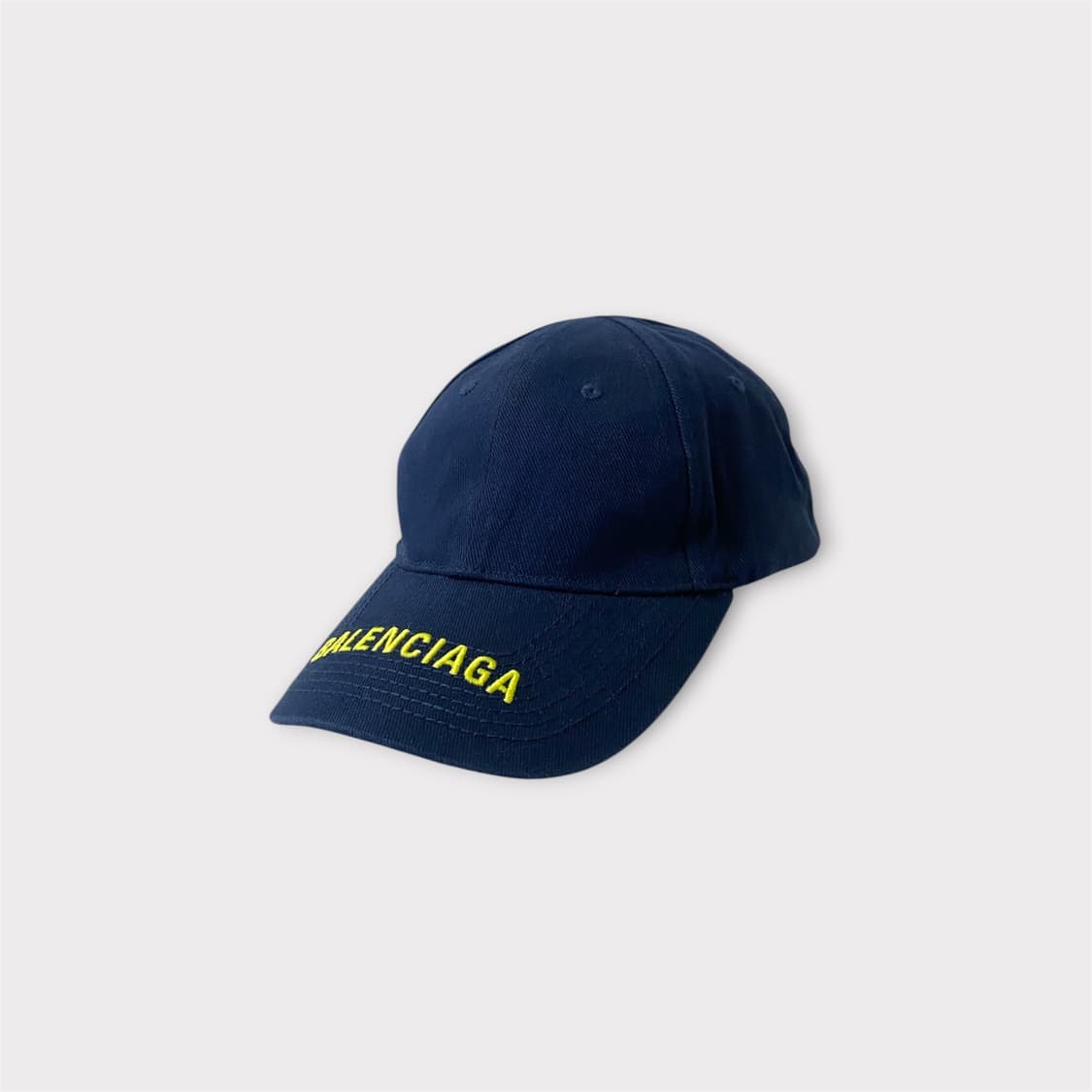 레터링 옐로우 자수 로고 네이비 볼캡 (1771) 상품이미지2