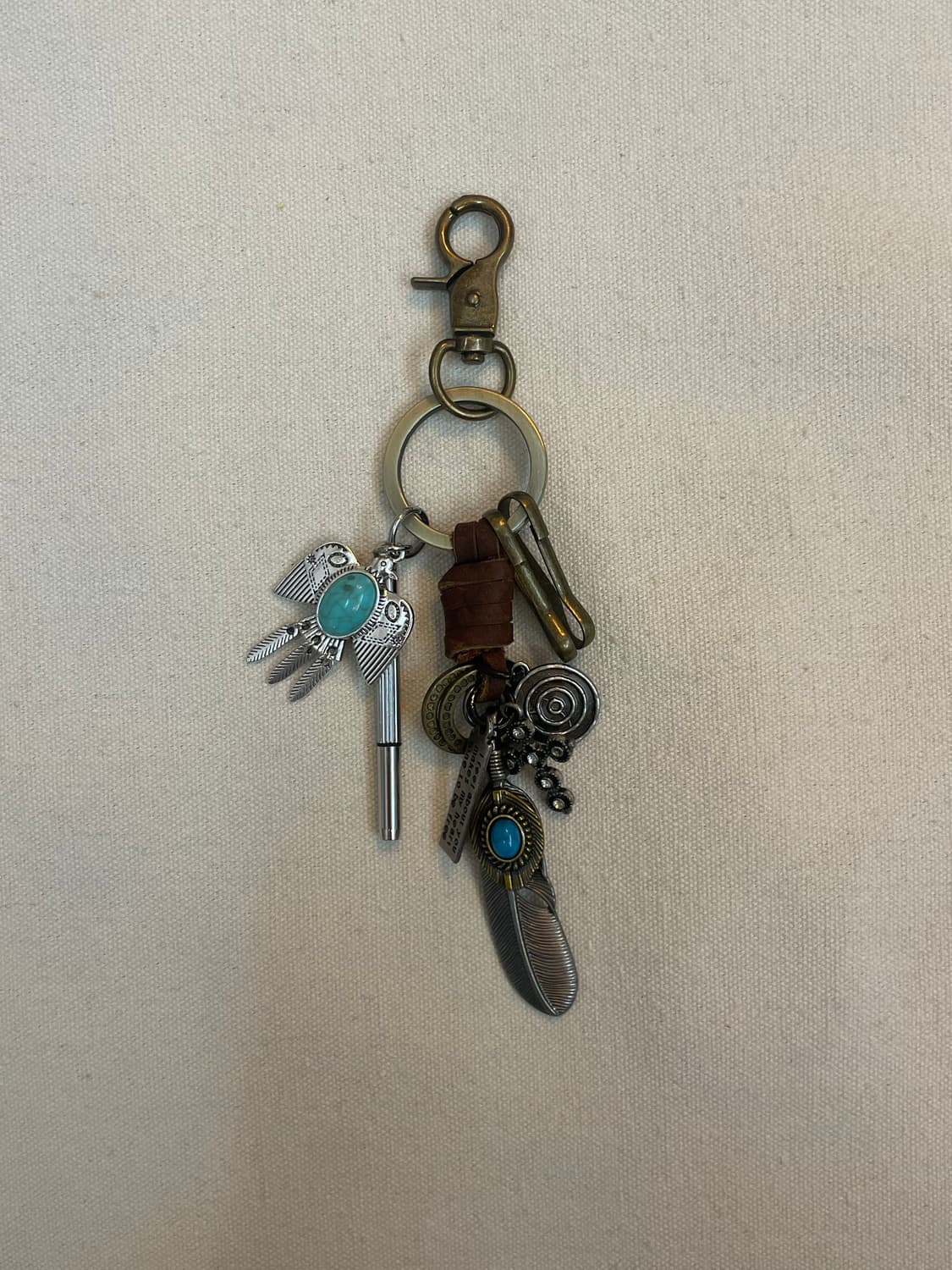 Indi Turquoise Keyring – 인디 터키석 빈티지 키링 상품이미지1