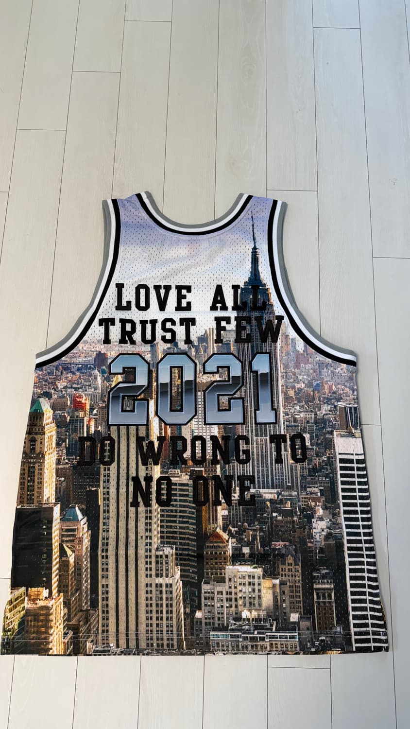 🏀SUPREME 미첼&네스 베스킷볼 져지 뉴욕 M 사이즈🏀 상품이미지3