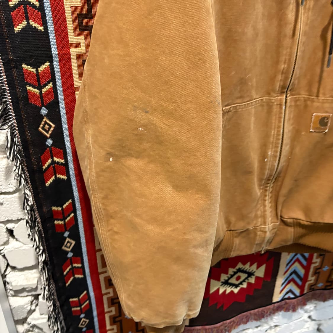 90‘s 칼하트 J130 덕 엑티브 후드 워크자킷 상품이미지5