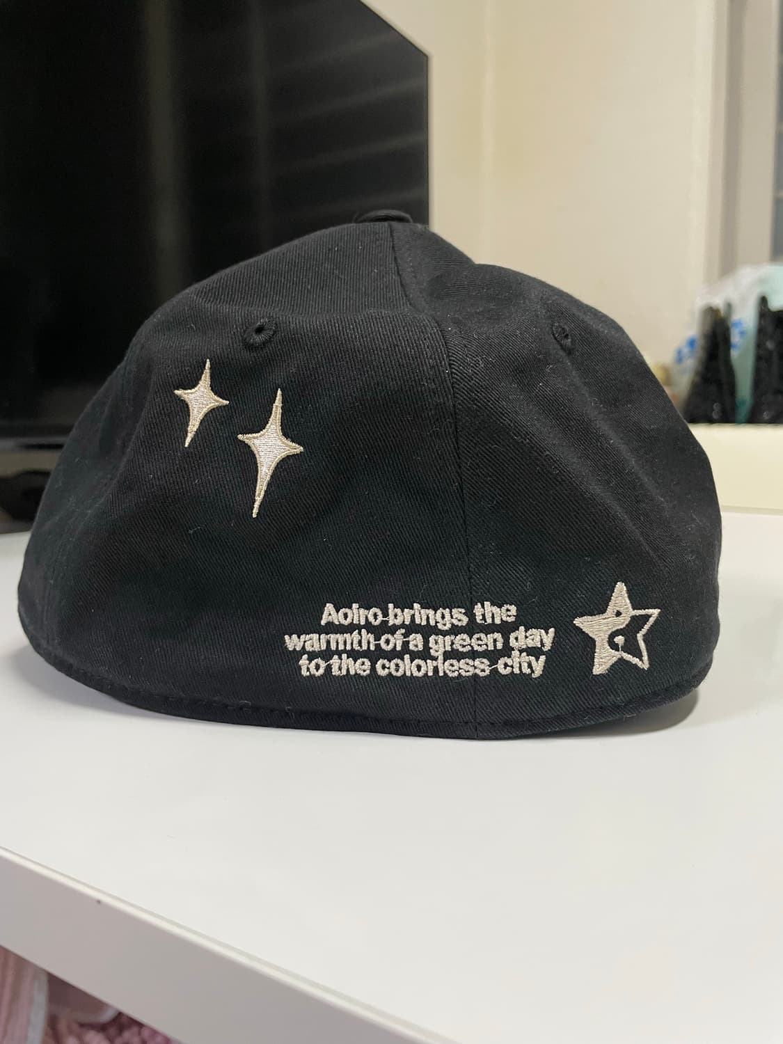 아오이로 히카리 볼캡 블랙 2사이즈 상품이미지5