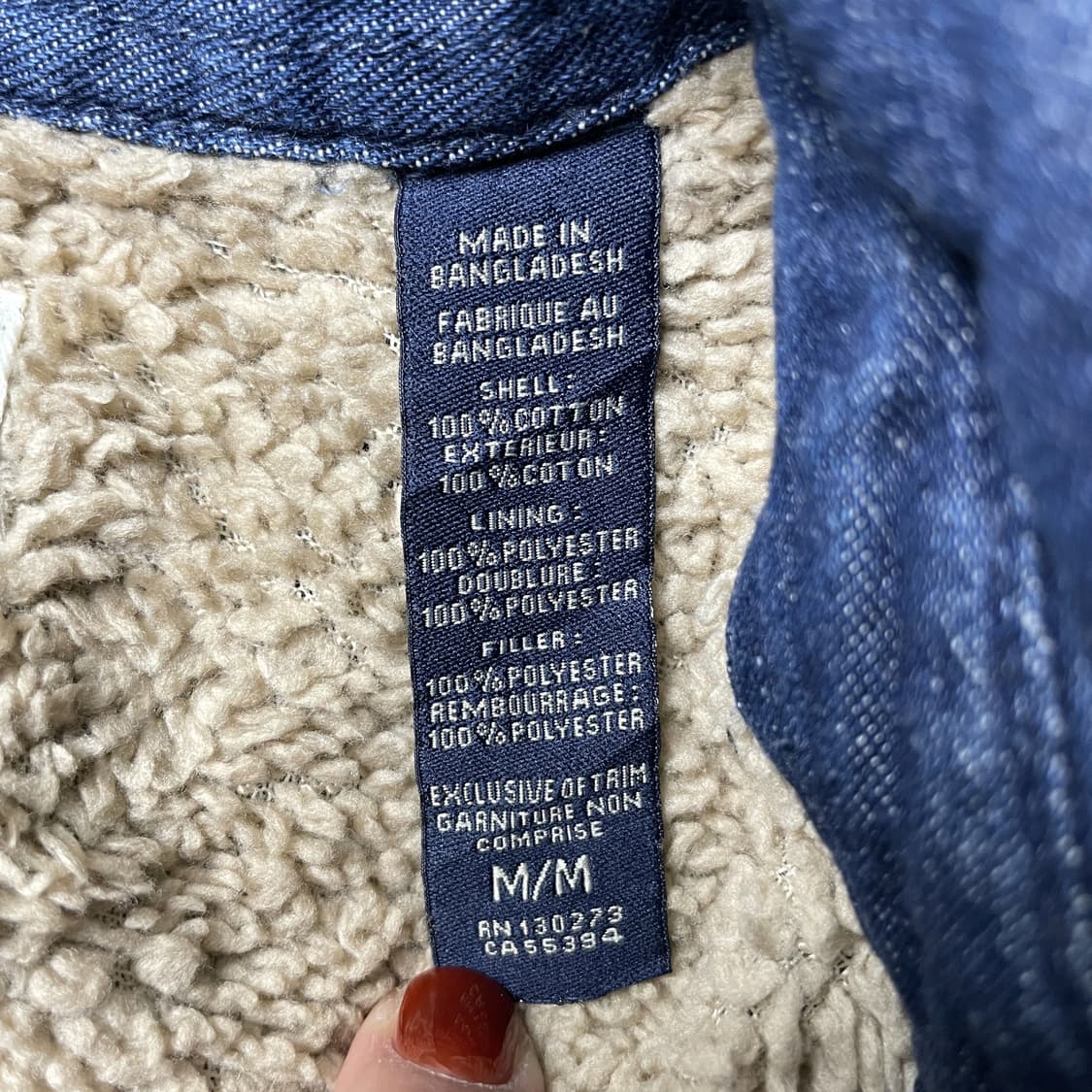 WRANGLER 랭글러 빈티지 셰르파안감 데님 셔츠자켓 A00360 상품이미지10