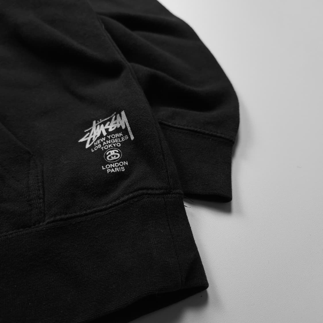 스투시 월드투어 로스 앤젤레스 성조기 후드 티셔츠 (M) 상품이미지3