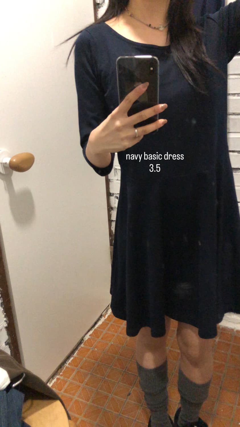 네이비 드레스 상품이미지1