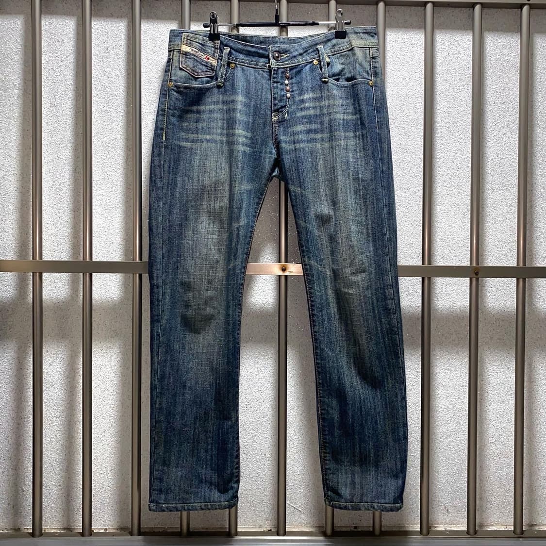 디젤 빈티지 웨스턴 스터드 디테일 데님 팬츠 청바지 상품이미지4
