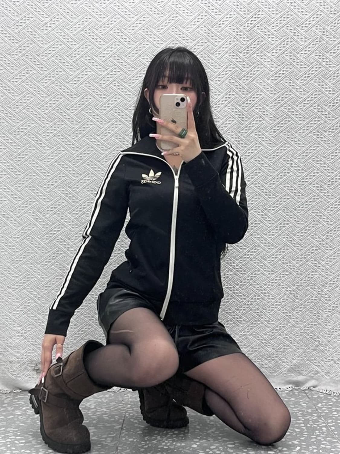 아디다스 유로파 빈티지 Y2K 딱붙핏 져지 집업 95 C12550 상품이미지2