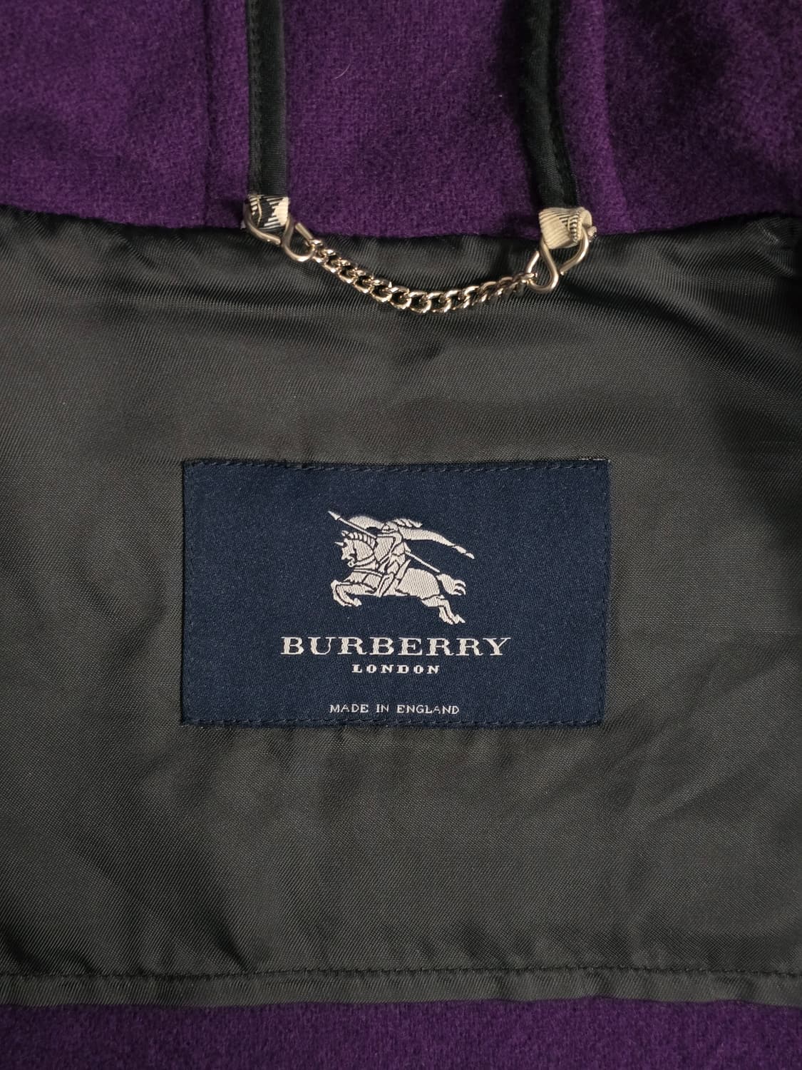 Burberry 버버리 퍼플 더플코트 S사이즈 상품이미지7