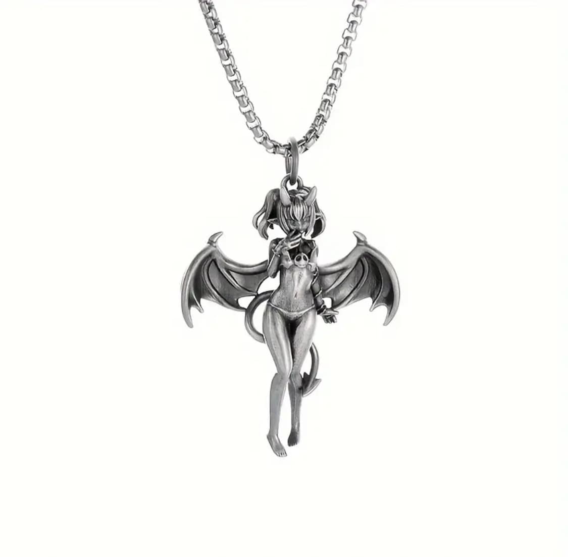 🖤 카와이 악마 빈티지 목걸이 판매🖤🐈‍⬛ 상품이미지3