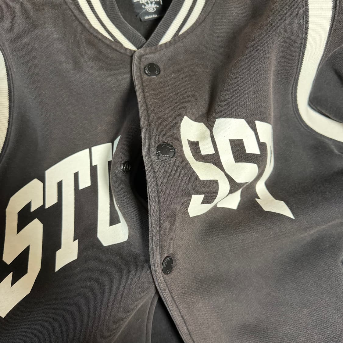 스투시 바시티 자켓 브라운 S 상품이미지9