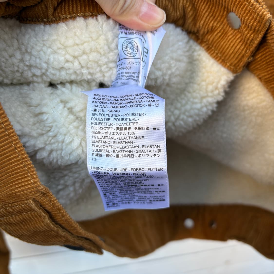 Levi’s 리바이스 코듀로이 쉐르파 자켓 상품이미지5