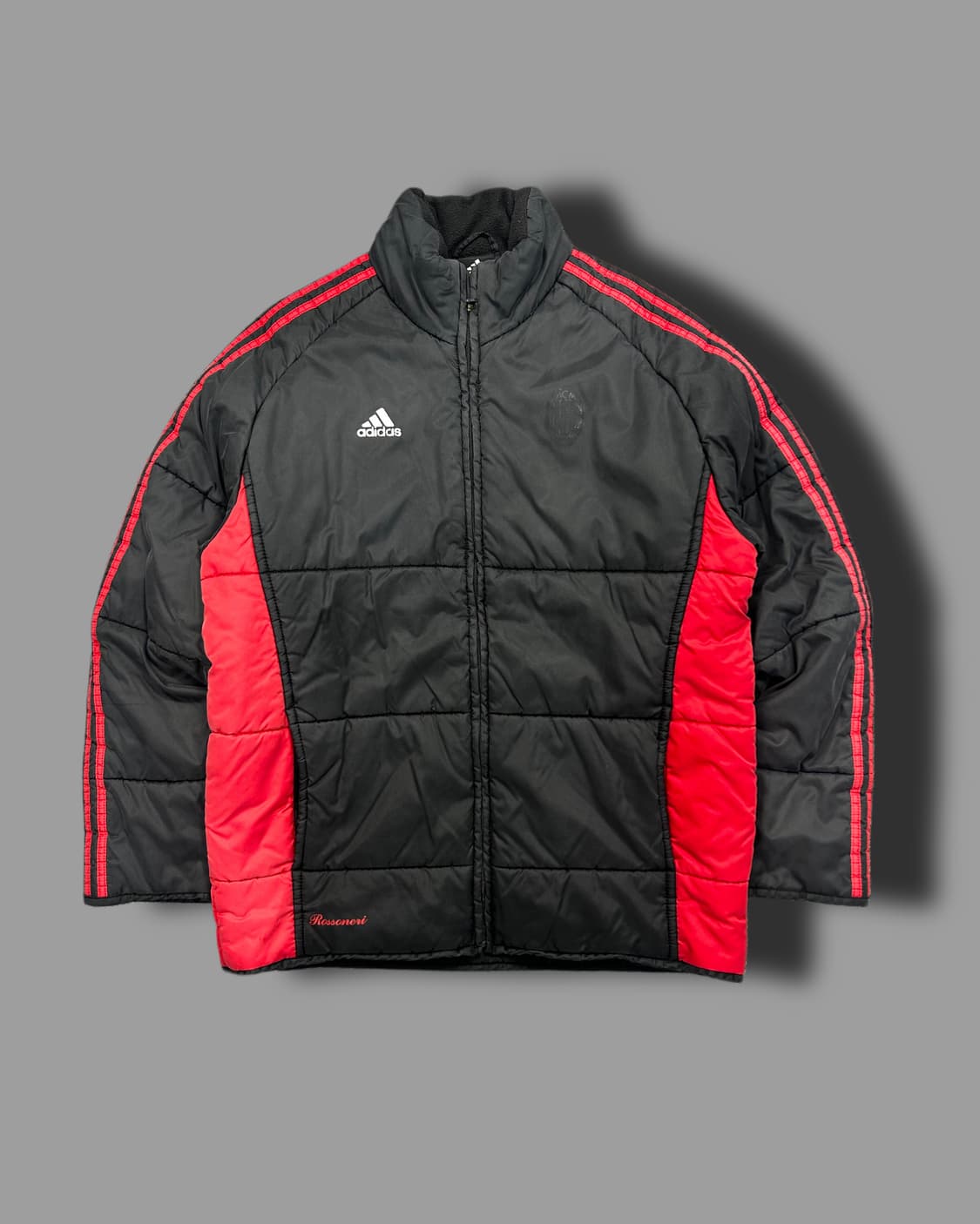 아디다스 00s 블랙 레드 패딩 L 상품이미지4