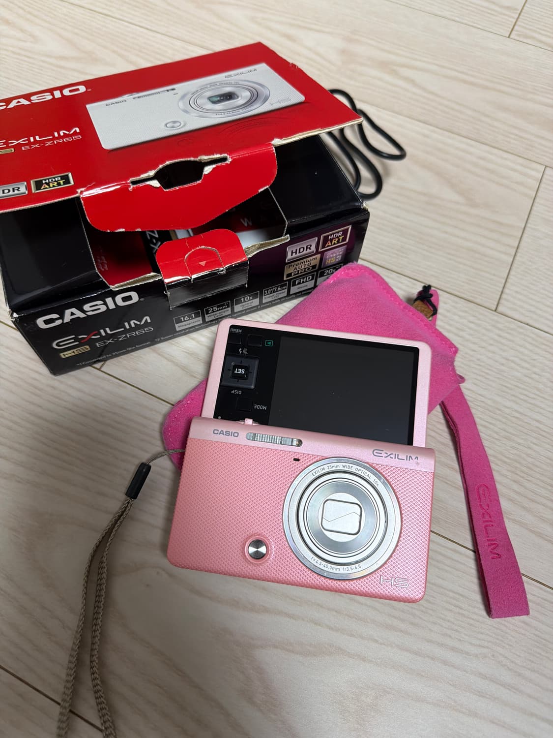 초 희귀 카시오 casio exilim ex-zr65 핑크 판매합니다 상품이미지3