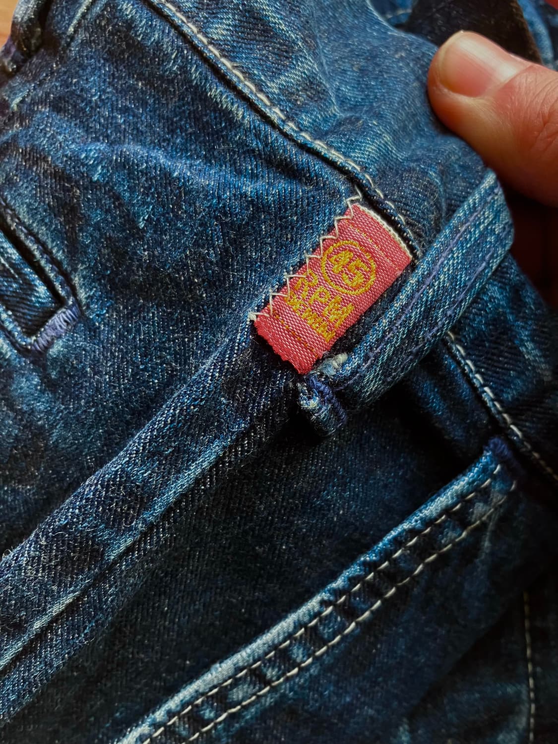 45rpm 셀비지 데님 팬츠 상품이미지4