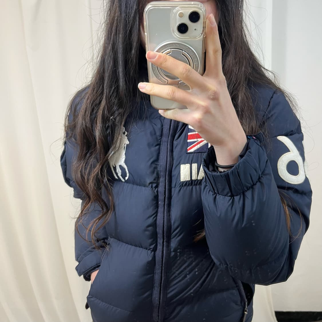 Polo Big Pony Briton Navy Padding 상품이미지3