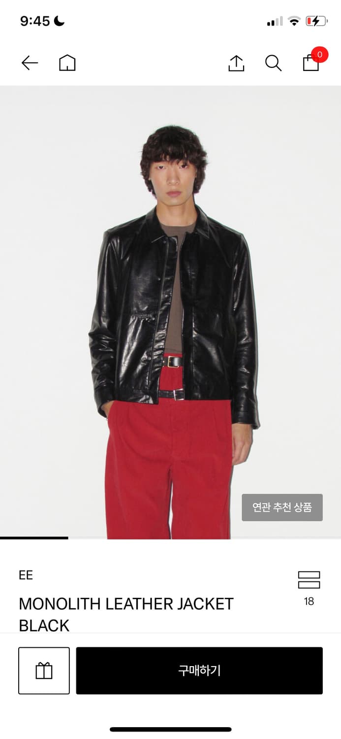 MONOLITH LEATHER JACKET BLACK  상품이미지1