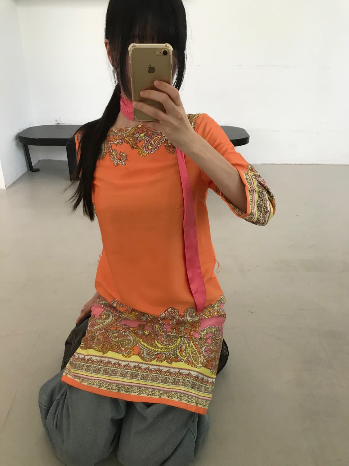 vintage paisley one-piece 상품이미지3