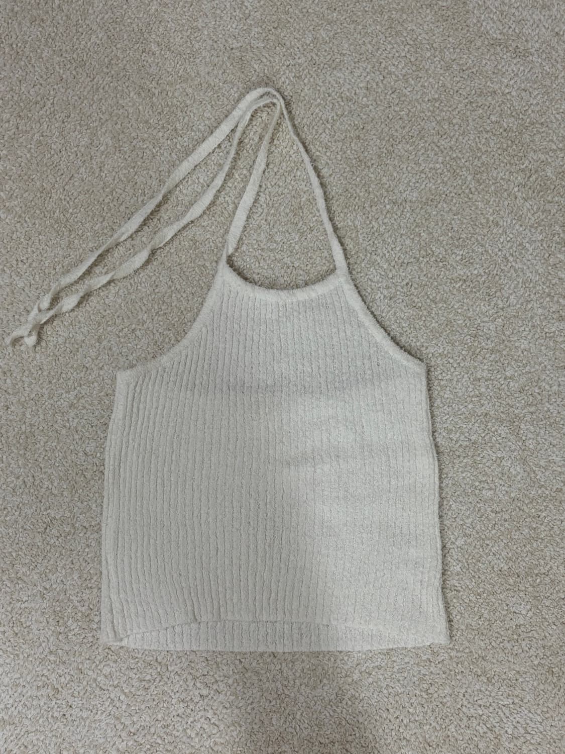 [시예 Siye] 루비 홀터넥 & 루비 가디건 세트 (화이트) 상품이미지8