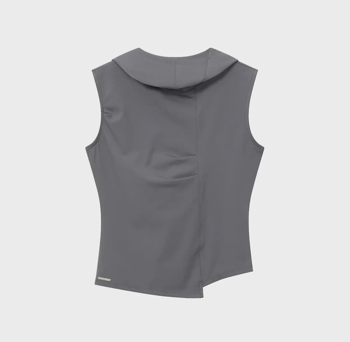 Cowl neck pintuck sleeveless  상품이미지3