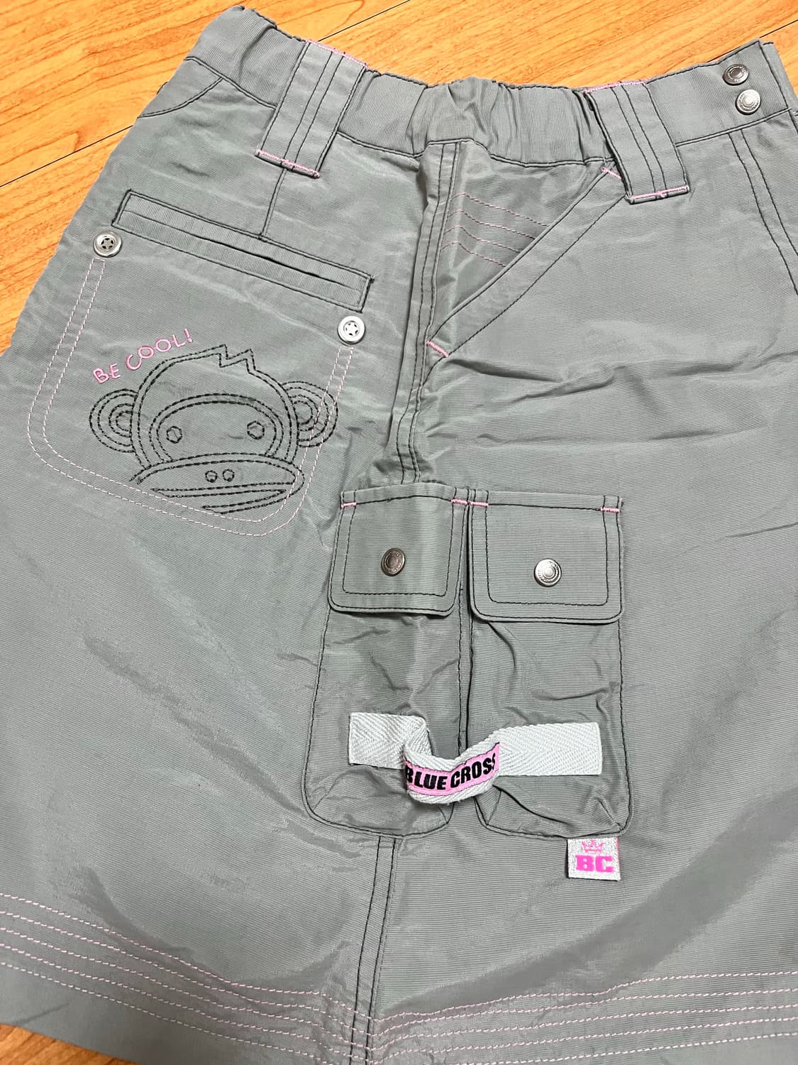 Bape 스타일 Bluecross 카고 스커트 워크웨어 상품이미지1